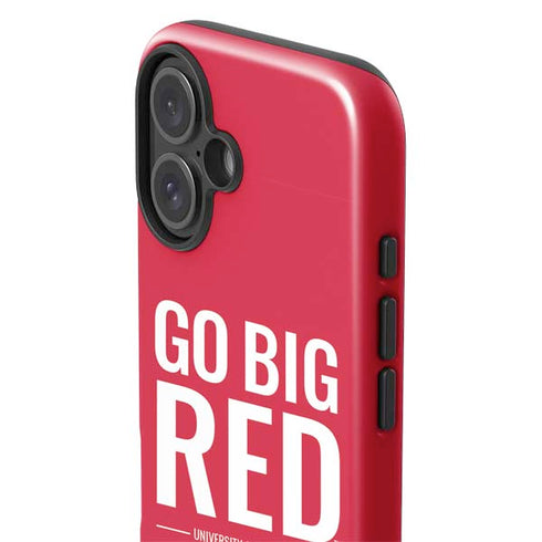 University of Nebraska Go Big Red iPhone 16 Impact Case